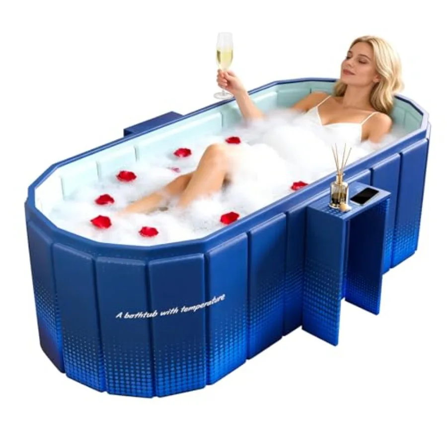 

Porble Foldable Batub FreandinBatub No Insllation Baroom SPA SoakinBa Tub Shower Sll Collsible Hot and Ice Ba Tub e wi Storage