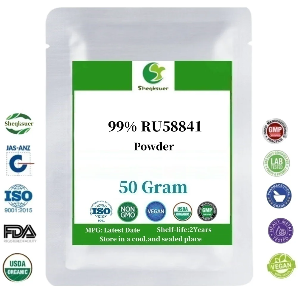 50-1000g 99% RU58841 Powder PSK3841 HMR3841 CAS 154992-24-2Helps Hair Grow Prevent Hair Loss,Free Shipping