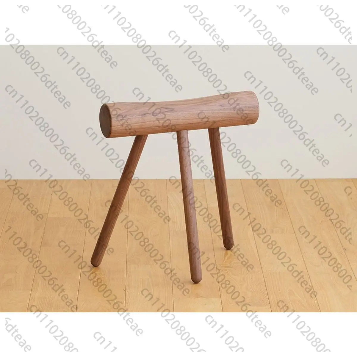 Solid Wood Shoe Changing Bench Foldable Long Seat Household Door Rest Stand Creative Personality Oak Dressing Footrest