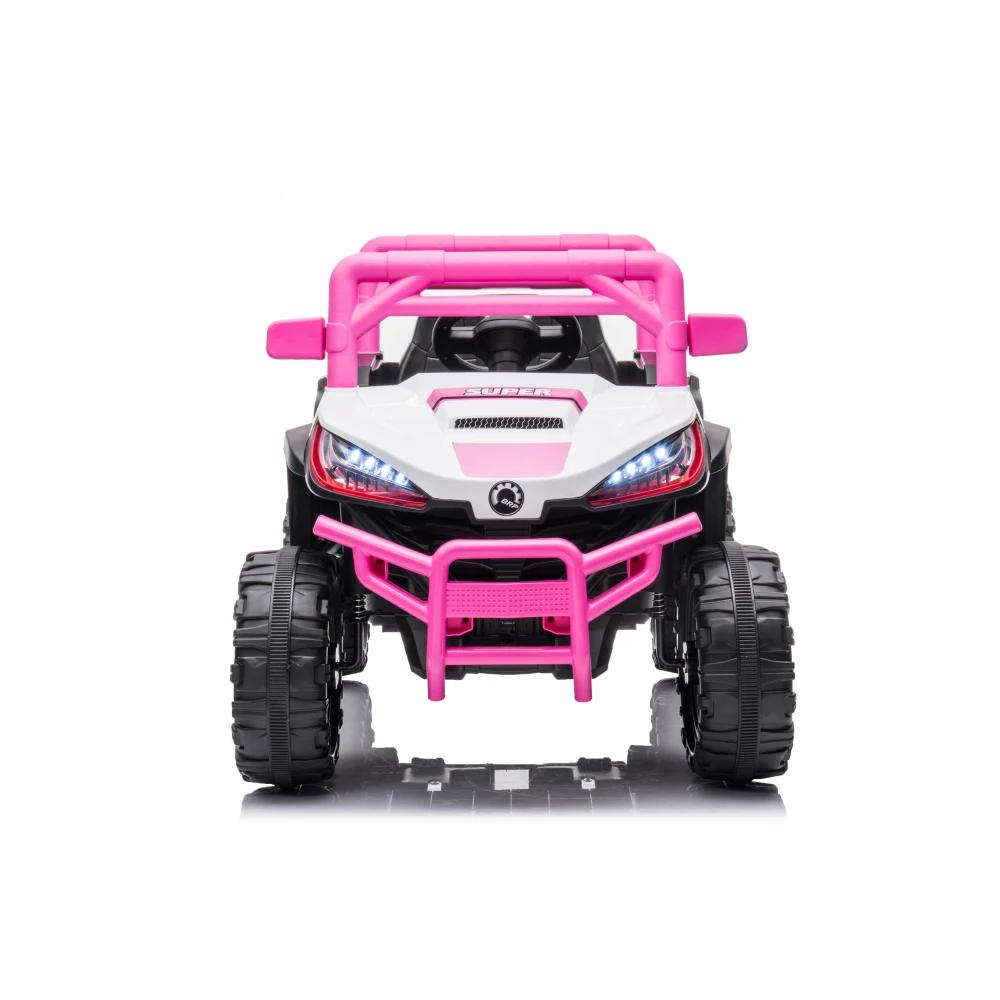 KIDS RIDE ON CAR 12V7A*1 30W*4 one button start, forward and backward, high and low speed, music, front light, power display