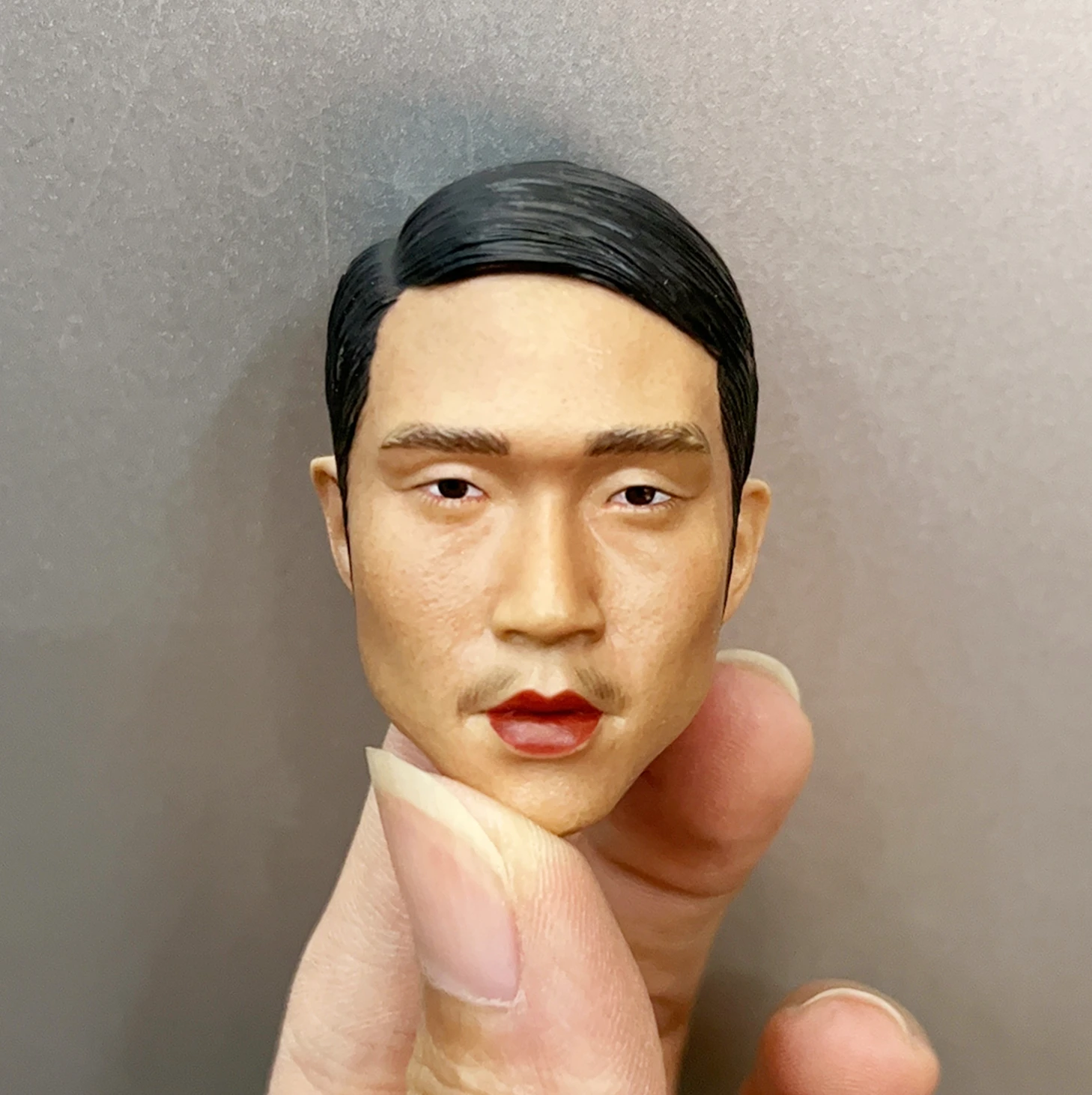 Kung Fu Hustle He Wenhui Head Carved 1/6 Comedian Head Model Toys