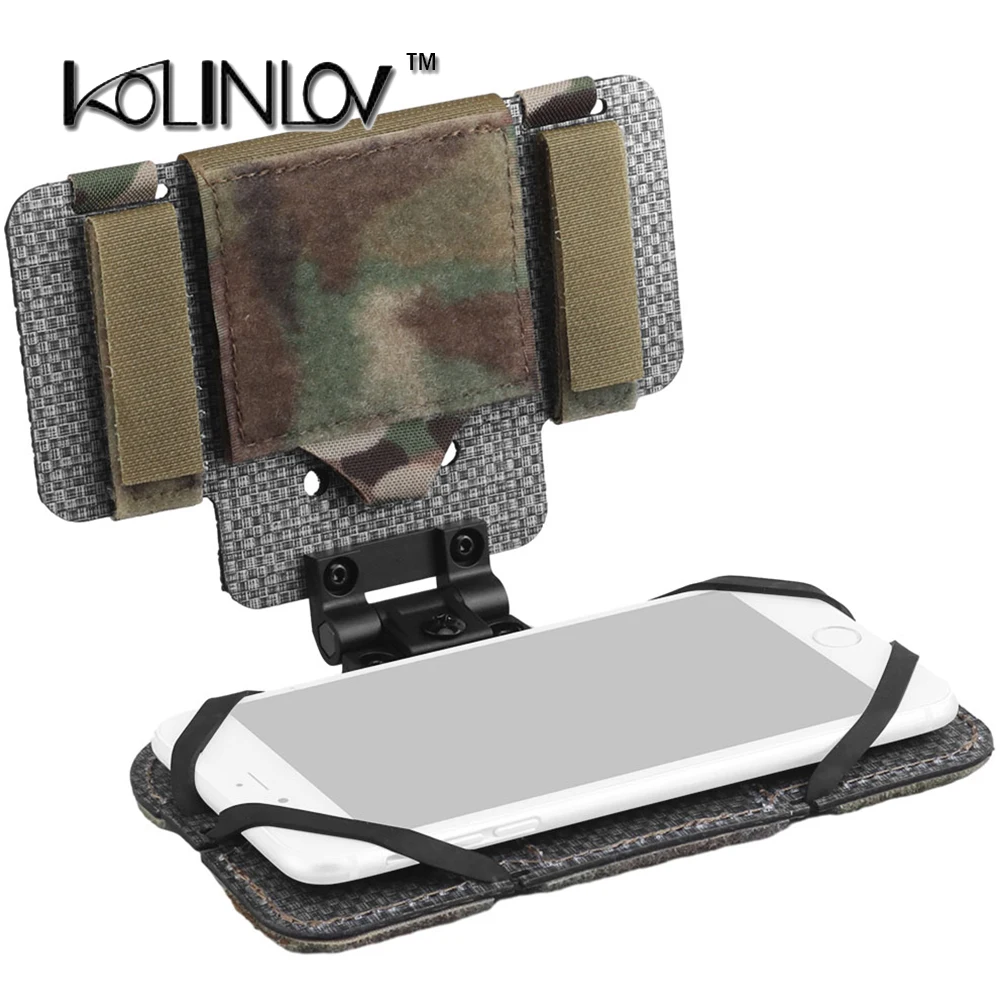 Tactical MOLLE Folding Navigation Board Military Airsoft Vest Chest Panel Iphone Rack Outdoor Molle Map Admin Case Folded Holder