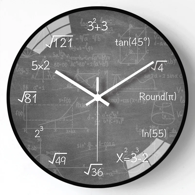12 Inch Silent Wall Clock Modern Creative Living Room Bedroom Home Decor Hanging Clock