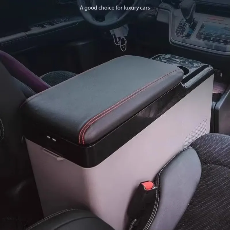 CF8 8L 12v Portable Car Freezer Compressor Car Refrigerator Armrest Car Fridge for Sell on Low Price - view 4