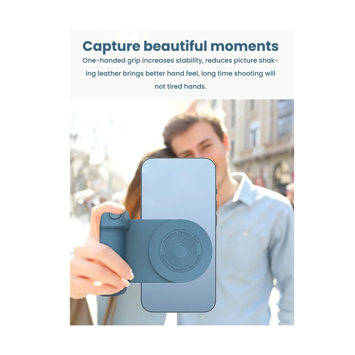 جهاز سيلفي مقبض كاميرا مغناطيسي حامل صور للهاتف المحمول الذكي بتقنية البلوتوث