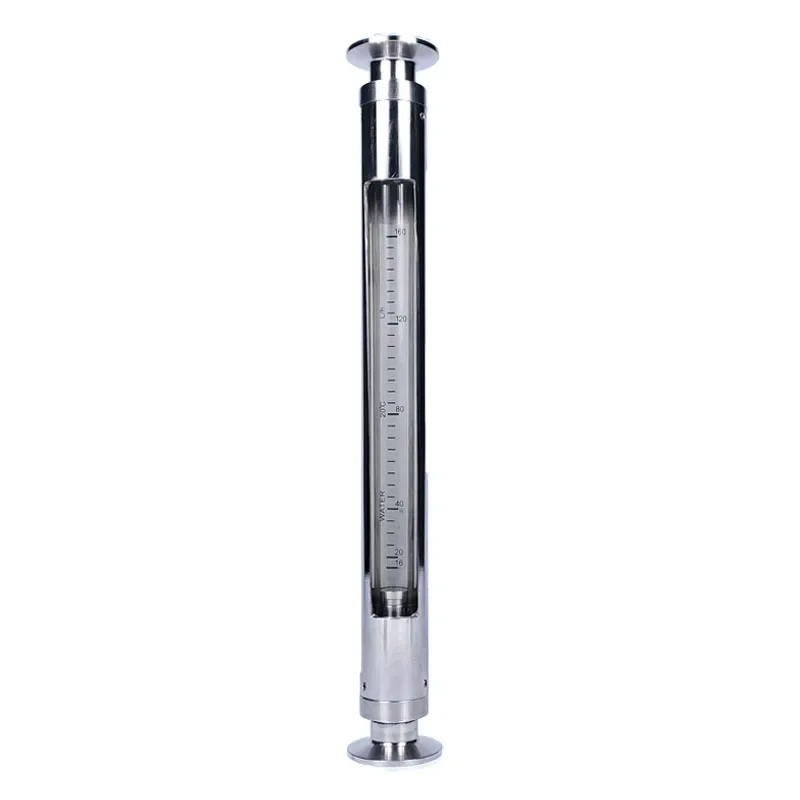 WA10/30S-15 25 40 50F All Stainless Steel Glass Rotor Flowmeter Chuck Clamp Connection Anti-corrosion