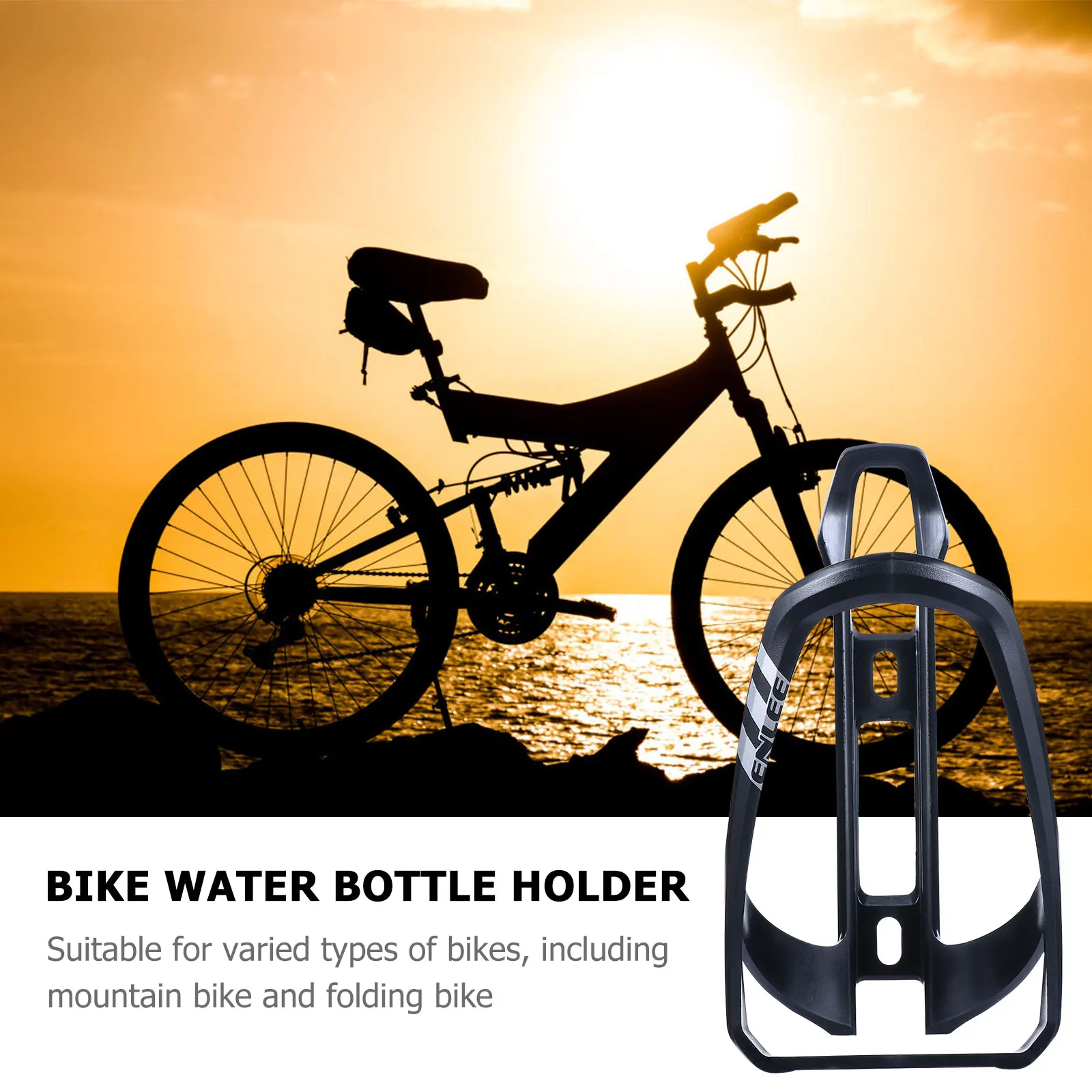 

Bike Water Bottle Cage 34G Plastic Holder for Universal Fit on Mountain Folding Bicycles Cup Storage Rack