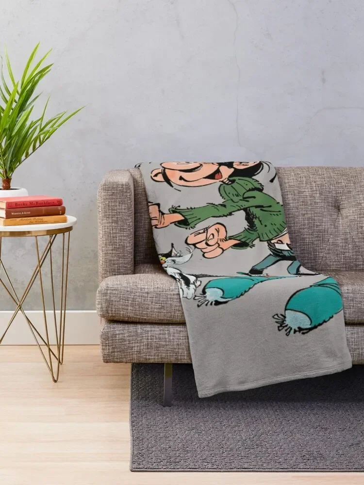 Gaston Lagaffe Throw Blanket Blankets For Sofas Polar Soft Blankets