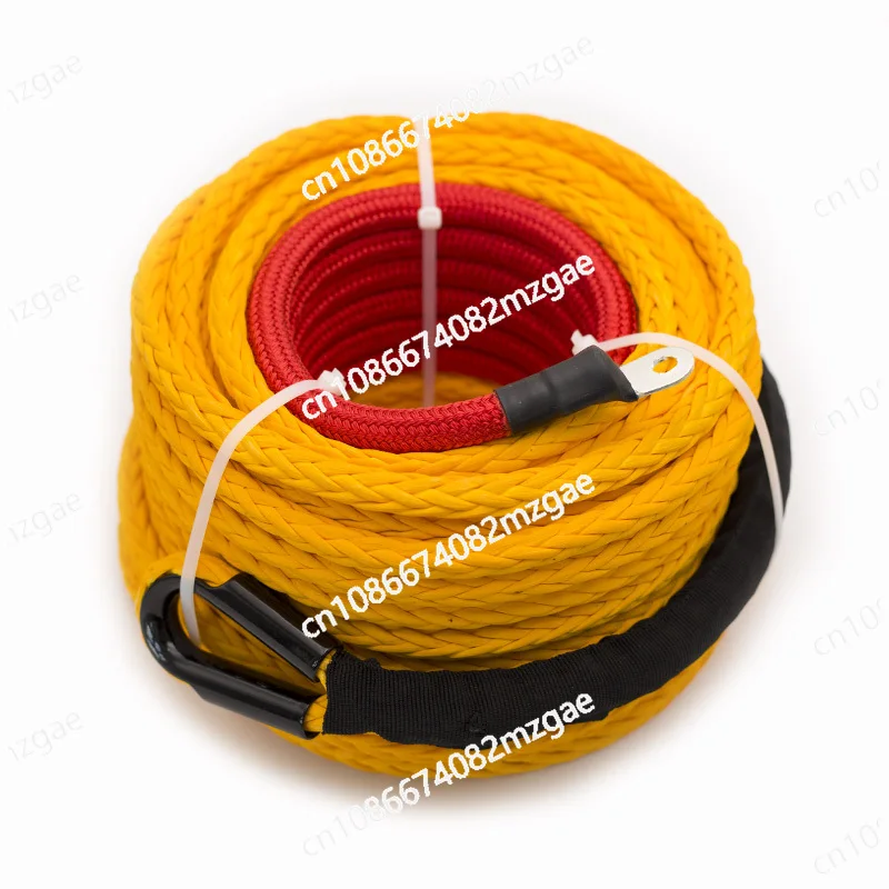 Best Selling Warn 12000Lbs 14Mm 12Mm*30M Atv Cable Uhmwpe Synthetic Winch Rope