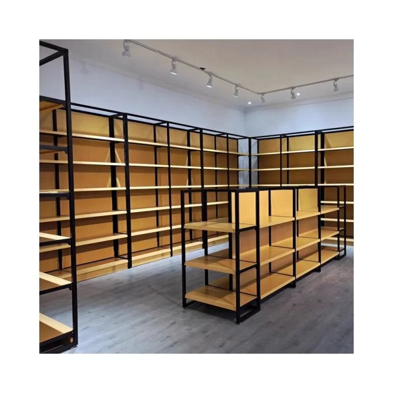 Custom.Customized Modern Grocery Store Retail Shelving Metal Shelves Display Rack Gondola Supermarket Shelves
