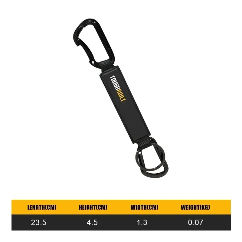 TOUGHBUILT TB-54-K Mountaineering Buckle Outdoor Portable Carabiner Keychain Suspension Buckle Tool Accessories