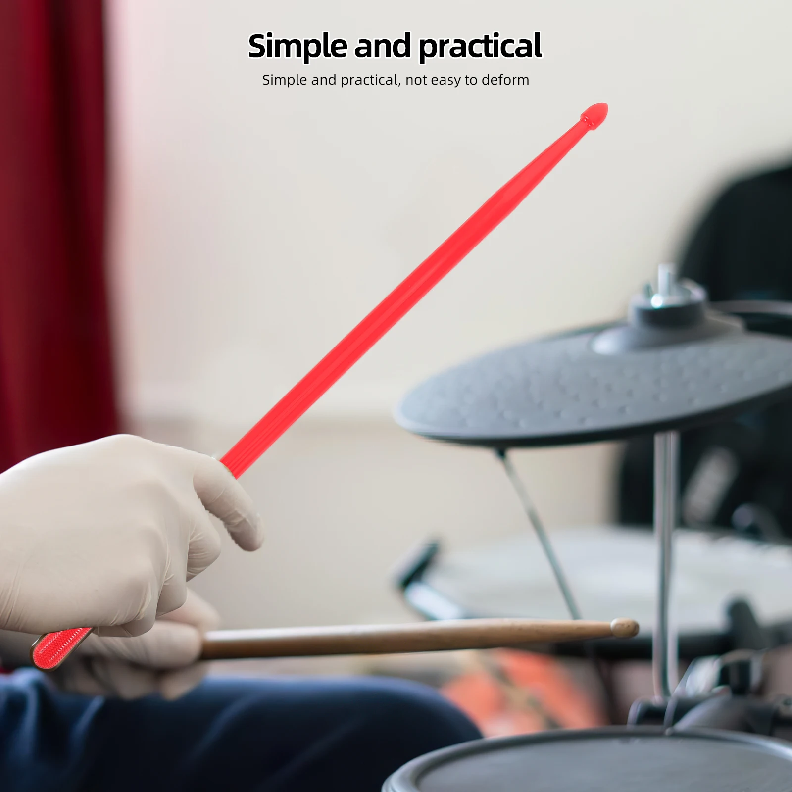 

Drumstick Premium Material Drumsticks Lightweight Aluminum Nylon for Professional Pair