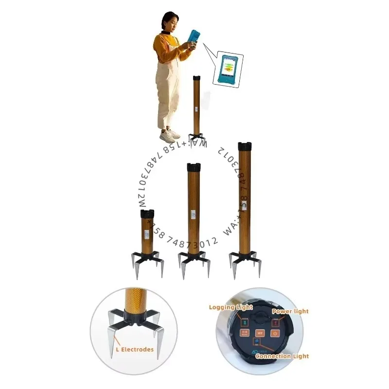 

Удобный детектор подземных вод Golden Rod нового поколения 2024 года, электронные измерительные приборы с Wi-Fi