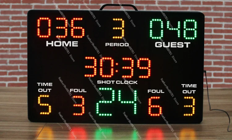Game Time Scoreboard High School Gymnastics Digital Multi-Sport Light Emitting Diode Scoreboard