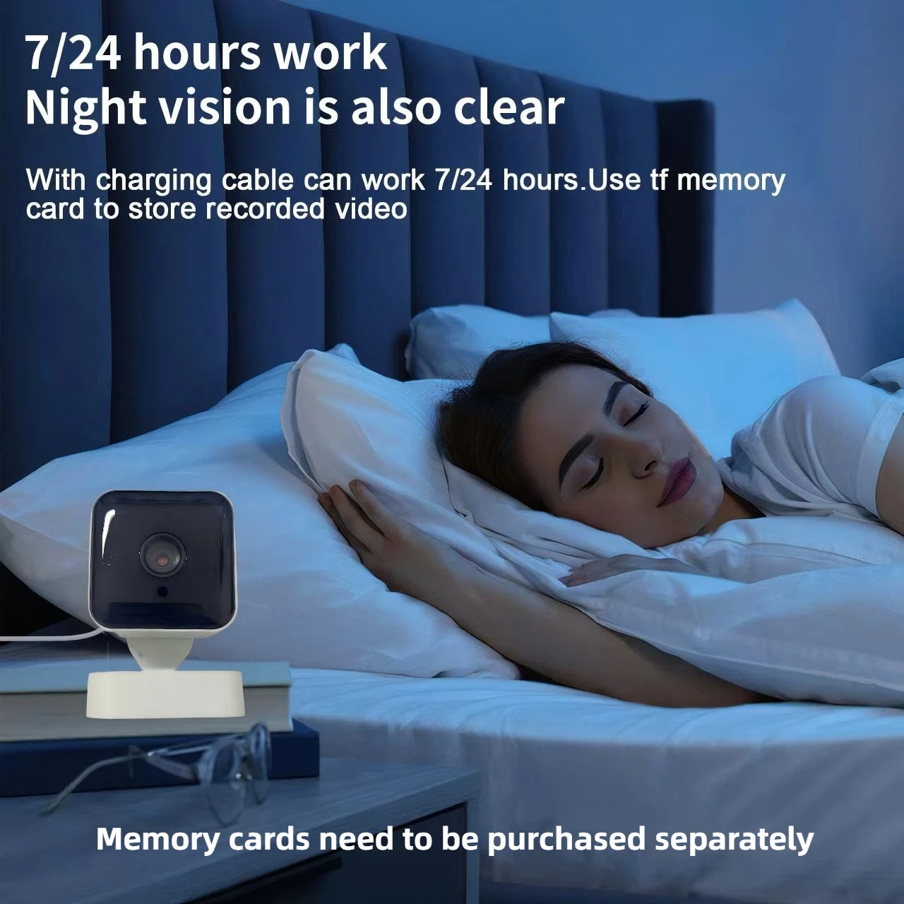 Lenovo Wireless WiFi IP Camera 4K HD 8MP Smart Night Vision Indoor Outdoor Security Cam With Motion Detection Smart Remote View image 5