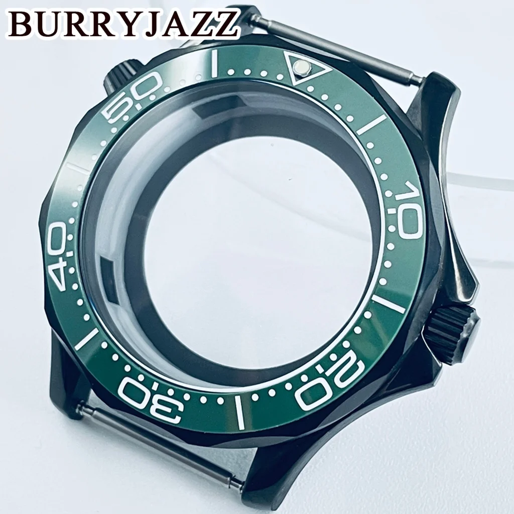 10ATM Water Resistant NH35 41mm Watch Case And Bezel Set Stainless Steel Mod For Seamaster 300 Fit NH34 NH35 NH36 NH37 Movements