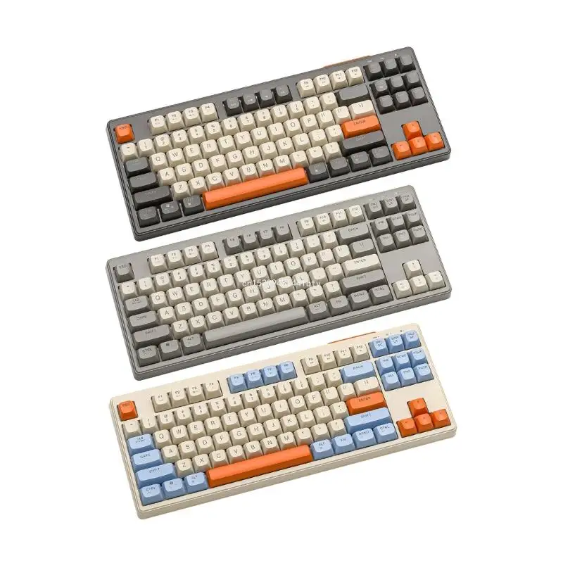 

M87 Rechargeable Mechanical Keyboard BT5.0/2.4GHz Two Modes Type-C Connection Dropship