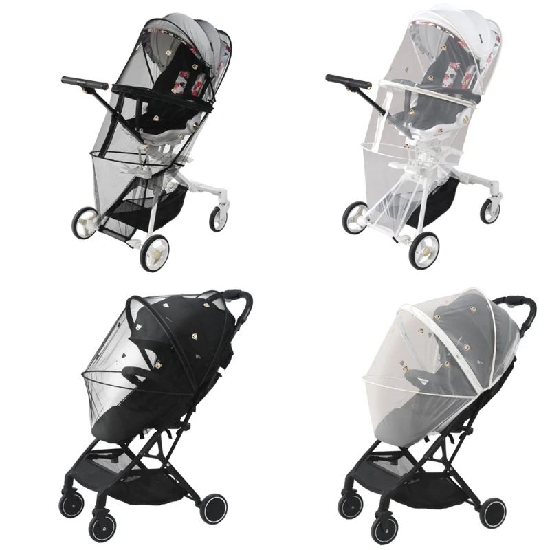 

Baby Strollers Net Enclosure Universal Summer Netting Cover Insect Protectors H37A