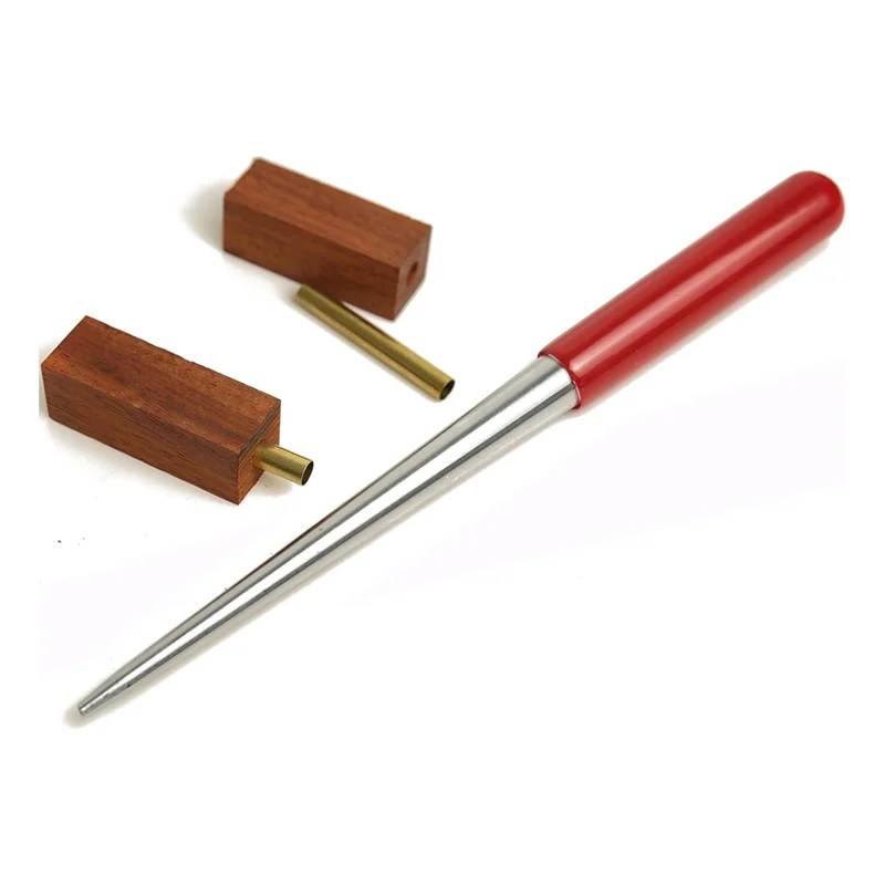 

A42M-Refill Shaft Protector + 7-Piece Universal Barrel Trimming System Pen Kits For Woodturning As Shown Barrel Insertion Tool