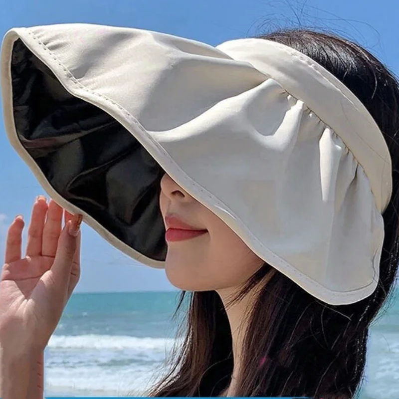 1Pc Adjustable Breathable Sun Hats Running Golf Tennis Caps Print for Women Sunscreen Visor Hat UV Protection Sports Caps Summer