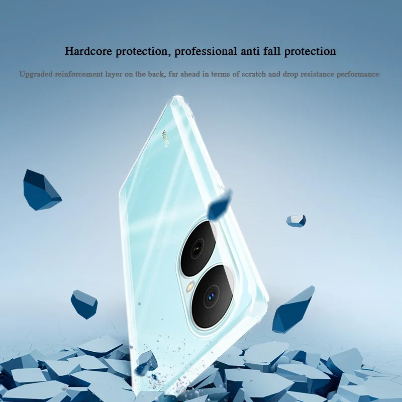 Funda transparente ultrafina para móvil Huawei Nova Y73 Enjoy 80 Enjoy80 NovaY73 6,67 "funda de teléfono de silicona transparente suave a prueba de golpes