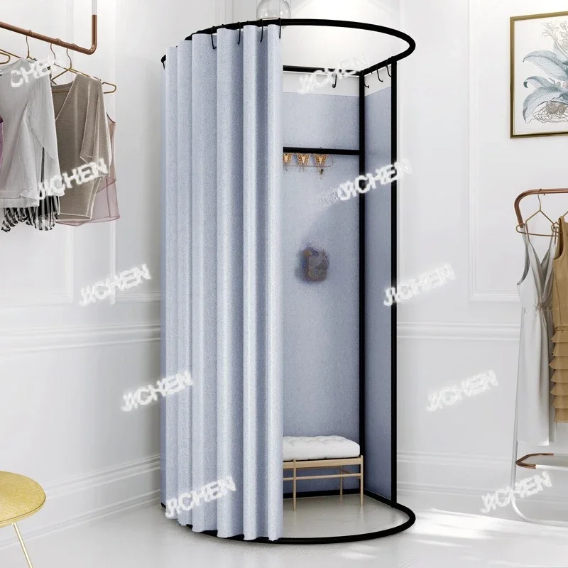 

HSActivity fitting room Temporary store Mobile floor outdoor portable women's clothing store Foldable simple locker room curtain