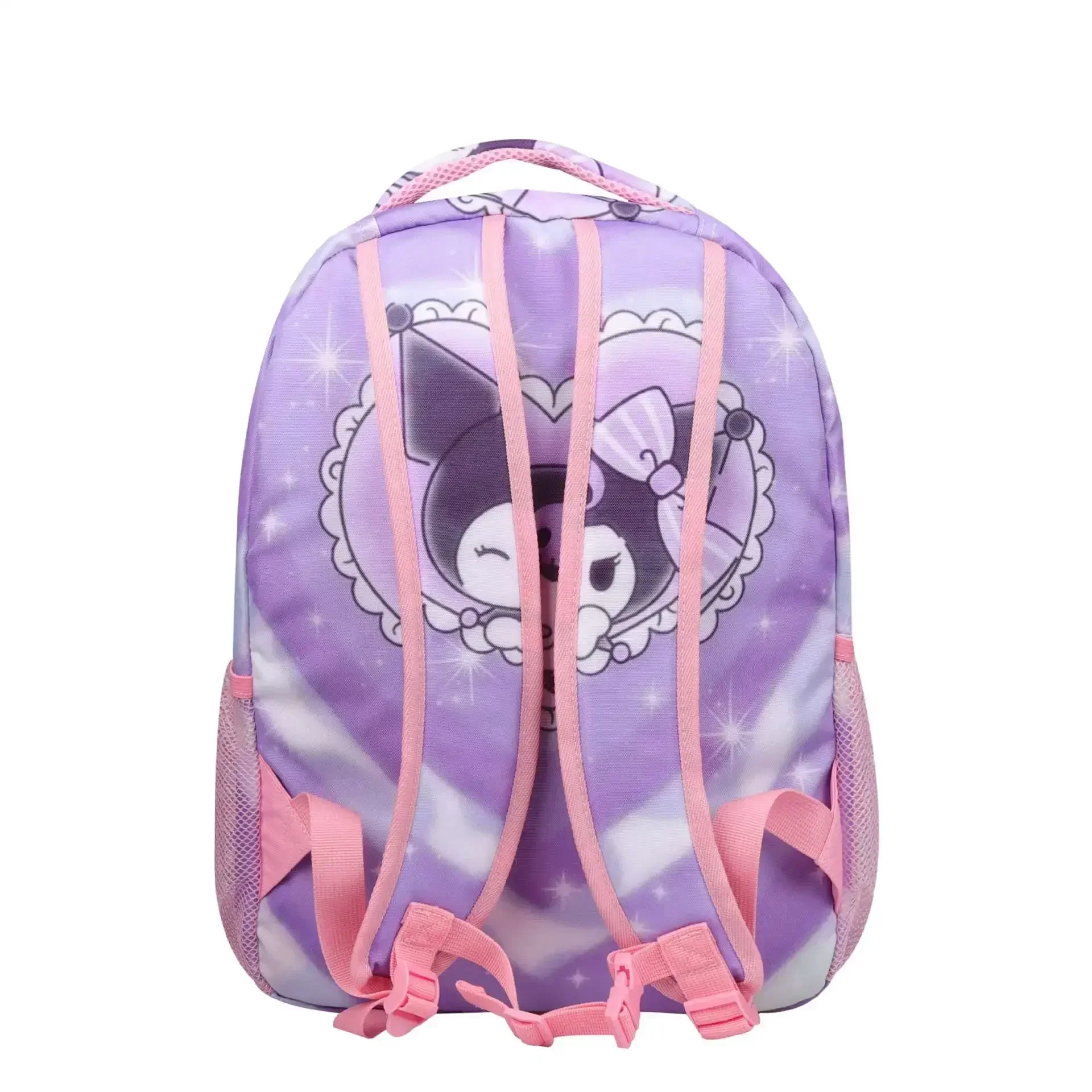 MINISO-Sac à Dos de Salle de Bain, Cartable de Voyage, Cartable, Dessin Animé, Mignon, Kawaii, Preppy, Sanurgente, HelloKitty, Kuromi, Cinnamoroll