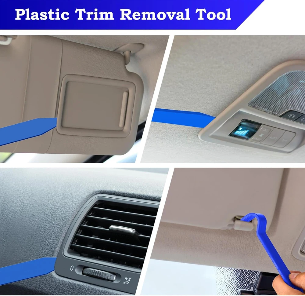 5/6-teiliges Auto-Verkleidungs-Demontagewerkzeug-Set, kratzfreies Hebelwerkzeug-Set für Autotür-Clips, Verkleidungen und Armaturenbrett-Reparatur – Detail 6