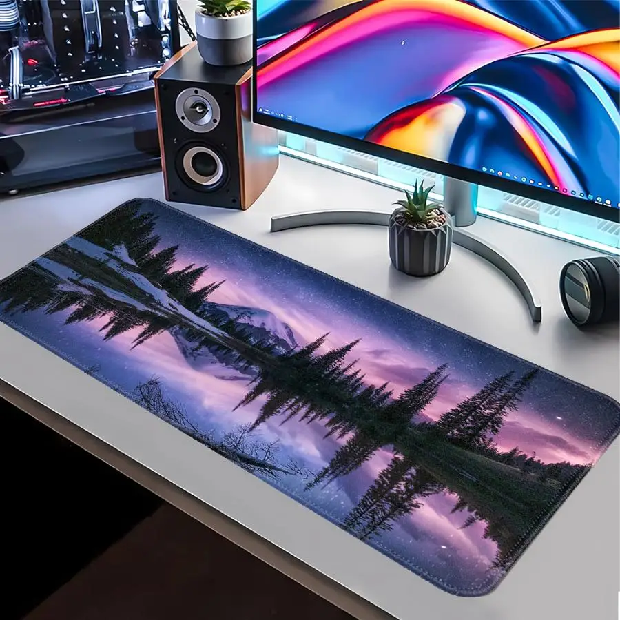 

Mouse Pad office Pad Keyboard Mouse Pad Game Console Pad Desk accessories Computer Laptop Pad rubber Landscape