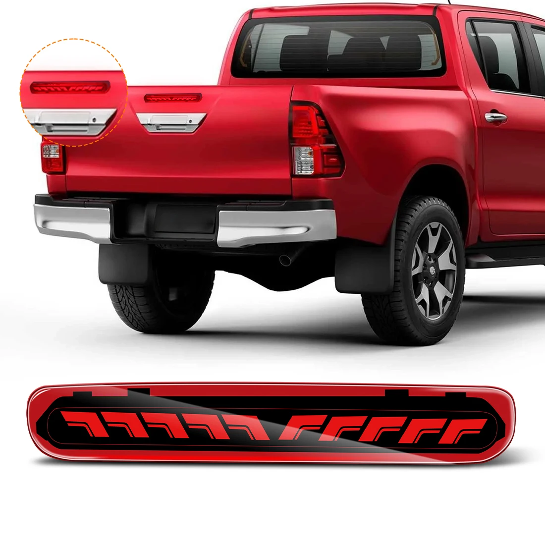 

Светодиодный высокий стоп-сигнал для Toyota Hilux Vigo 2005 2006 2007 2008-2014, дополнительный стоп-сигнал, высокие детали третий стоп-сигнала ﻿