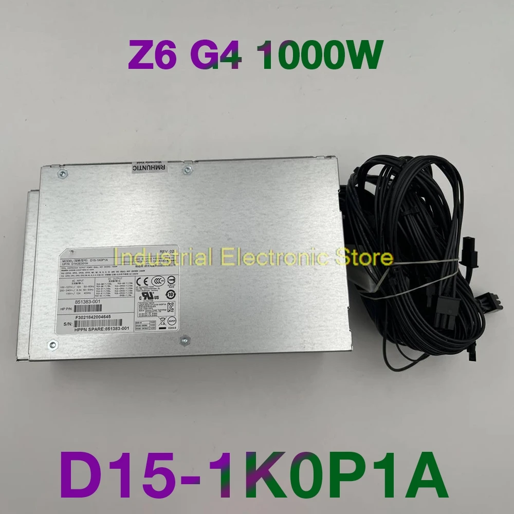 

Для блока питания рабочей станции HP Z6 G4 1000 Вт 851383-001 D15-1K0P1A D1K0E001H