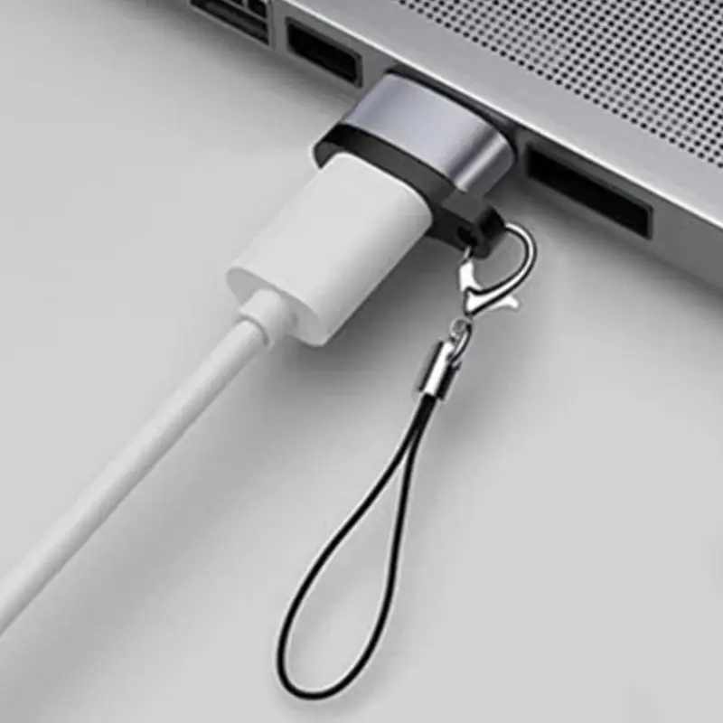 USB-C 어댑터 암-수 타입 C-USB 컨버터 알루미늄 합금 암-수 충전 컨버터 소형 고속 충전 오디오