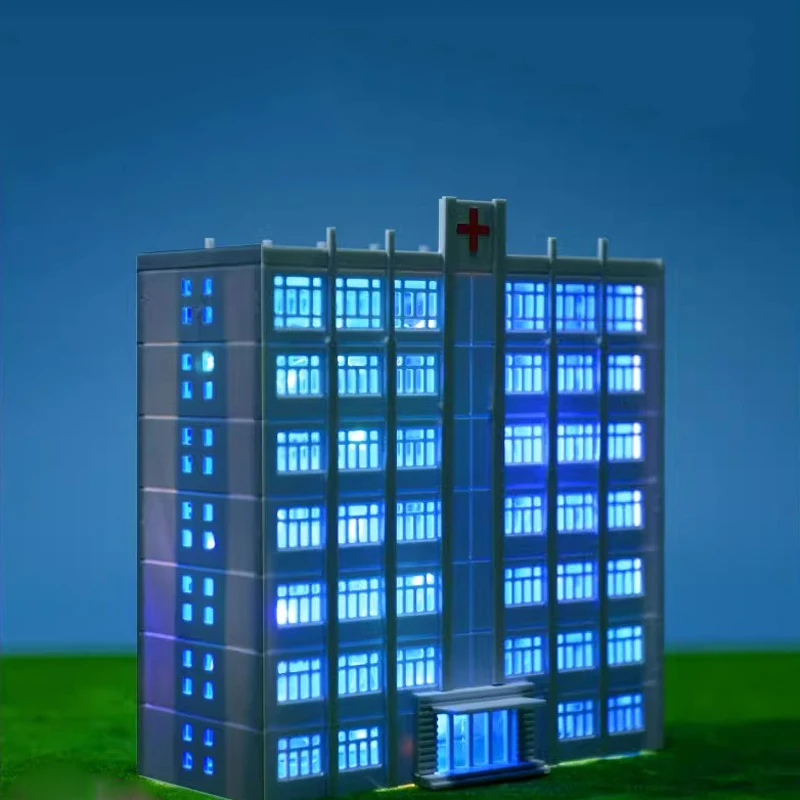 Modele dioramy budynków miejskich w skali 1/150 N do modelarstwa kolejowego, krajobraz uliczny, architektura, materiały budowlane