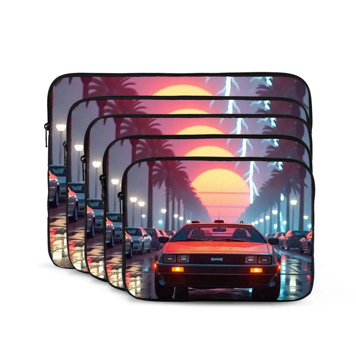 DeLorean Time Machine Back To The Future Notebook Laptop Bag Case Pouch For Macbook Air Pro Tablet Shockproof Case Bag