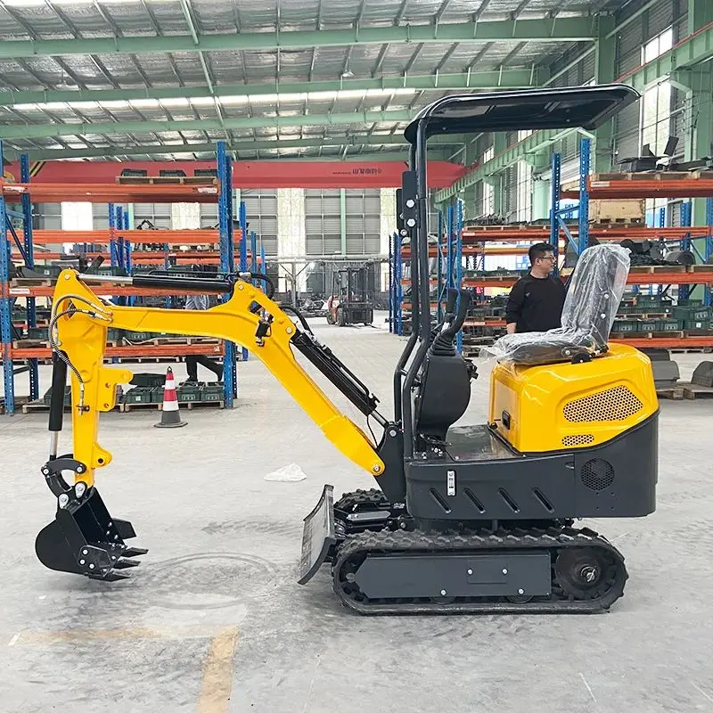 Maßgeschneiderter chinesischer hydraulischer Mini-Raupenbagger Minibagger Ranch Orchard 1,2 Tonnen Minibagger