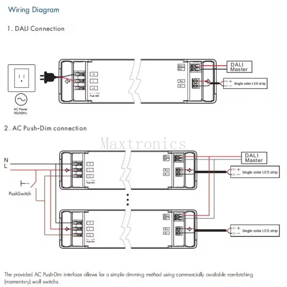 NEW 150W DALI Constant Voltage LED Driver 12VDC LPV-150DA-12/ 24VDC LPV-150DA-24 for Single Color Led Light Dimmer Power Supply