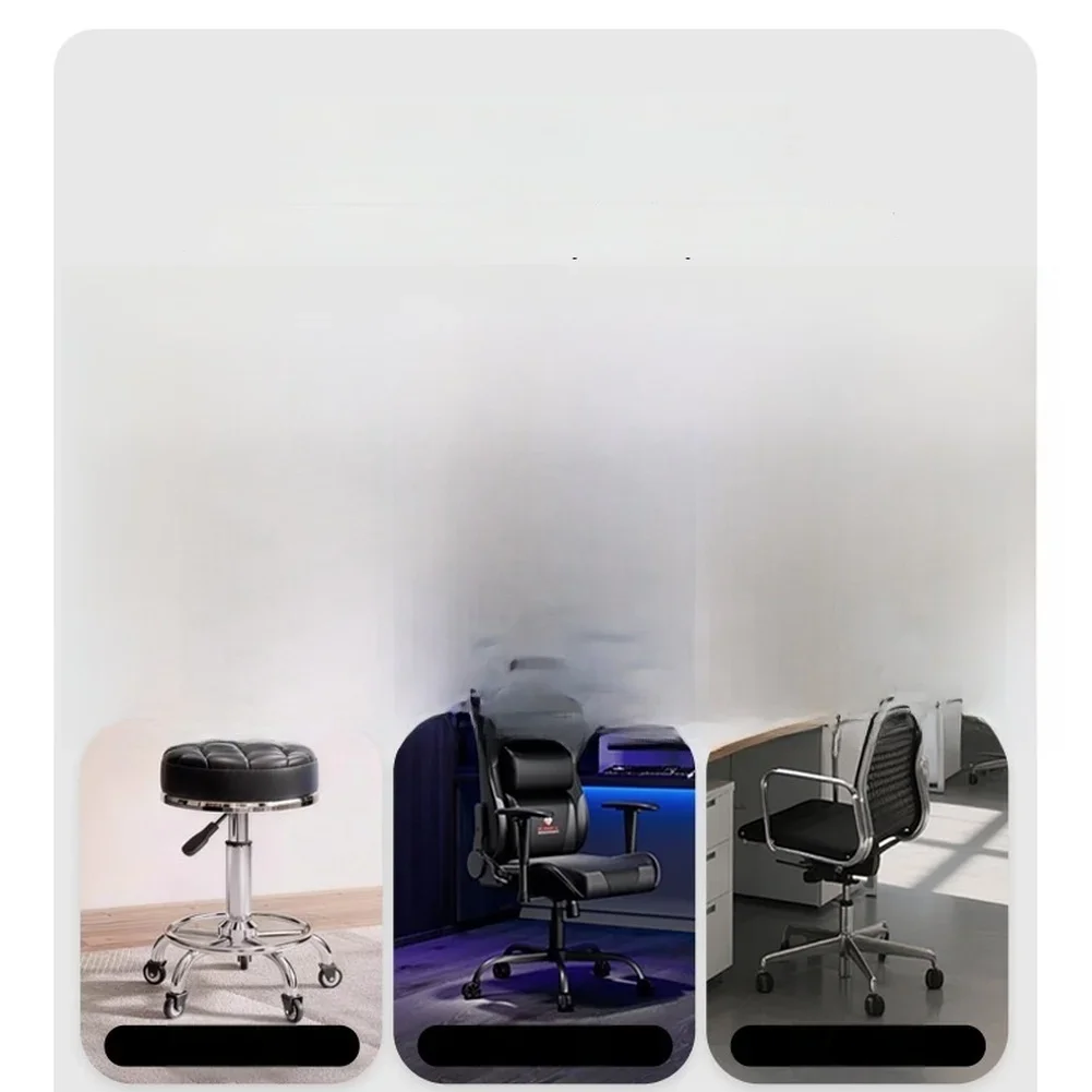 2 Inch Silent PU Caster Wheels for Children Chairs with Integrated Gravity Lock System and Full 360 Degree Swivel Capability