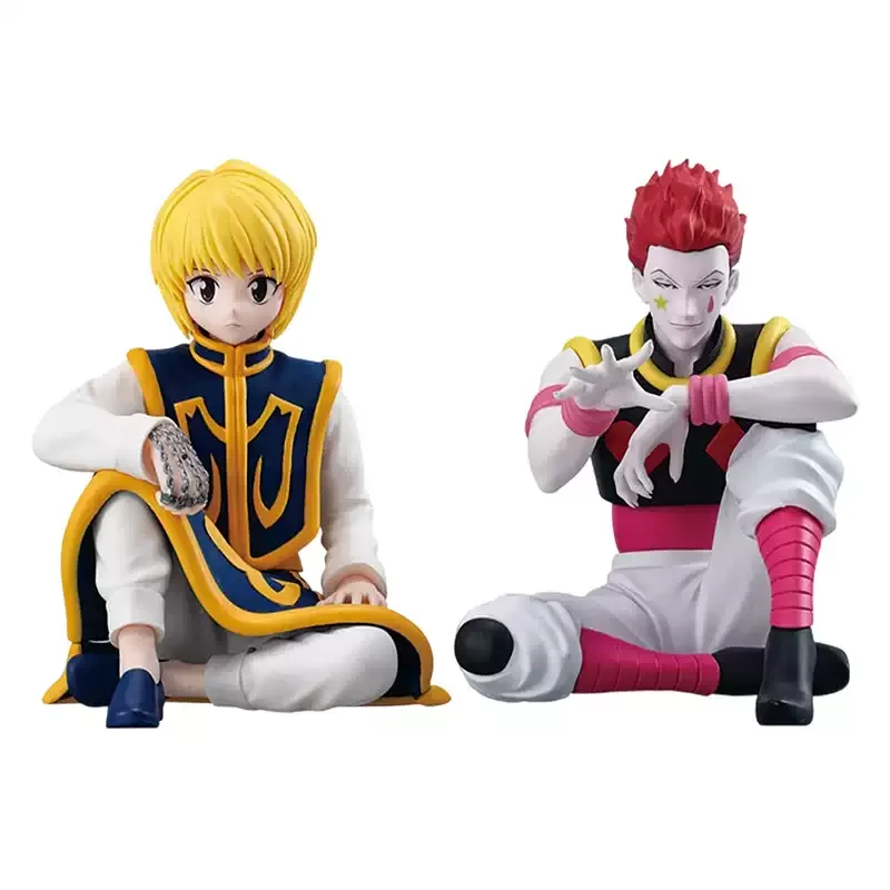

Bandai HUNTER×HUNTER Kurapika Hisoka Capsule Toys Genuine Seated Figurine 02 Desk Ornament Collecting Toys