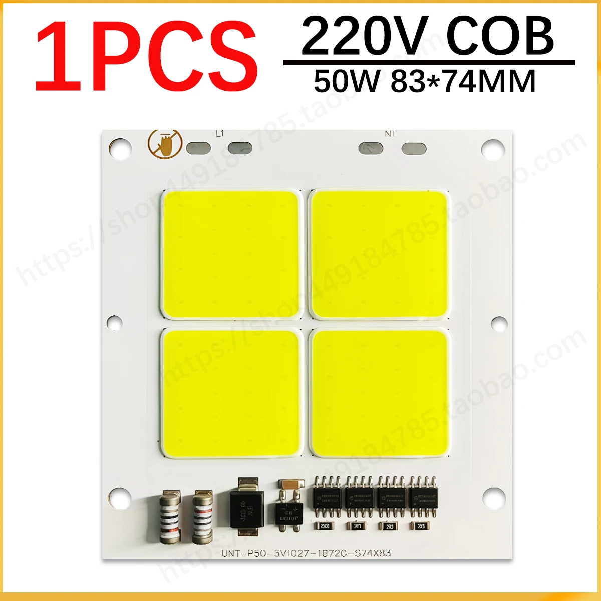 

Светодиодный чип COB 50 Вт 200-240 В Smart IC Нет необходимости драйвер Светодиодная лампа Источник света для прожектора Прожектор DIY Освещение