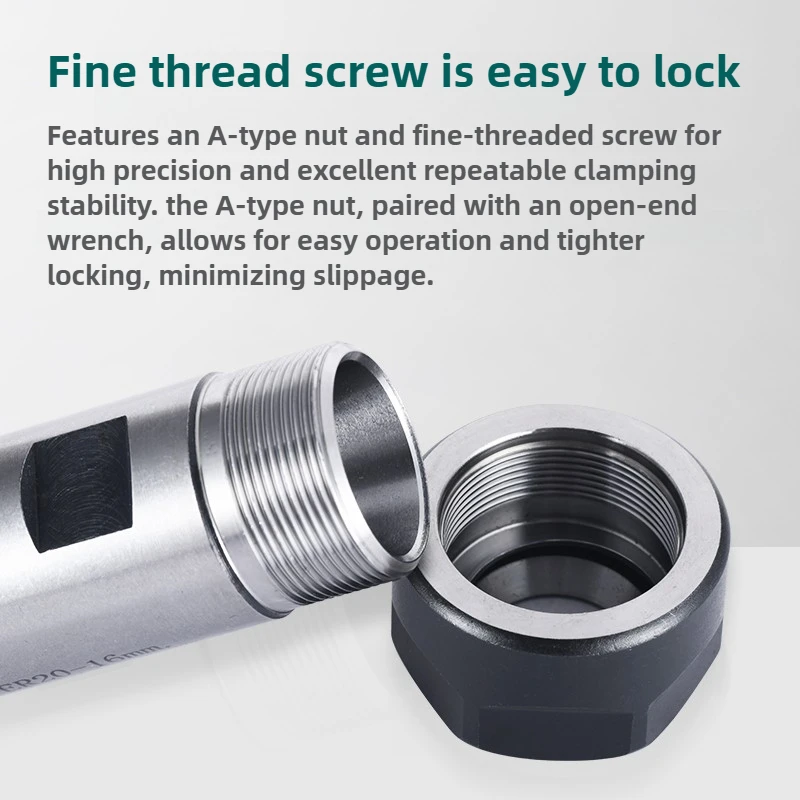 ER8 ER11 ER16 ER20 ER25 Chuck collet Spindle Motor Shaft Extension Rod Spindle Chuck Lathe Tool Set 5mm 8mm 10mm holder inner