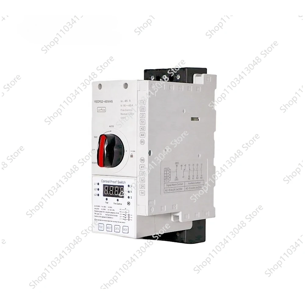 

Leakage Motor Protector Automatic Control Switch 125A LCD Screen Display Power Control and Protection Switch