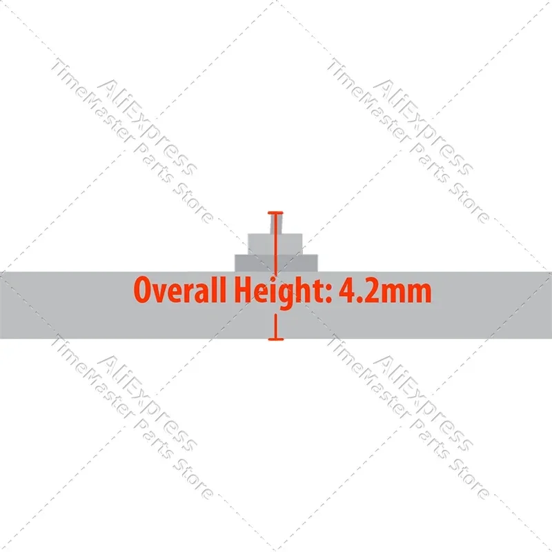 Piezas de movimiento de reloj nuevo Miyota 1L12 movimiento de cuarzo original 1L12 calendario de movimiento movimiento de 3 manos