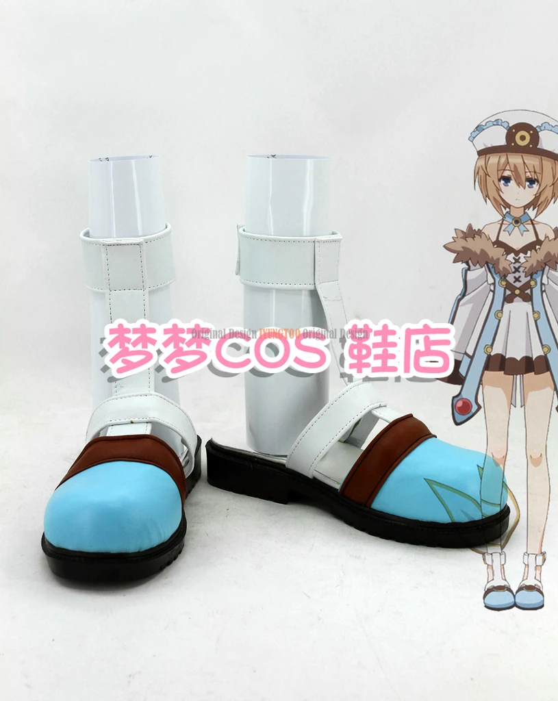 Hyperdimension Neptunia  Blanc  Anime Characters Shoe Cosplay Shoes Boots Party Costume Prop