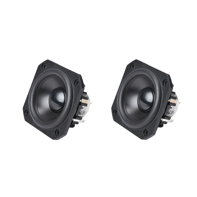 2Pcs Speakers 8 Ohm 25W Rectangular High Fidelity Speakers Audio For Home Theater