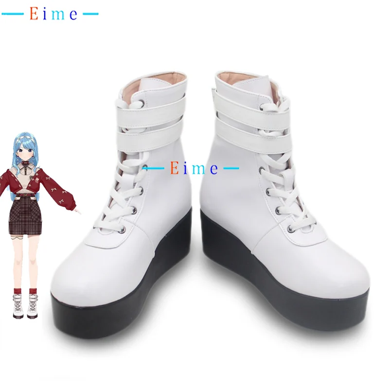 

Hoshimachi Suisei обувь для косплея обувь из искусственной кожи Хэллоуин карнавальные ботинки Vtuber реквизит для косплея аксессуары на заказ