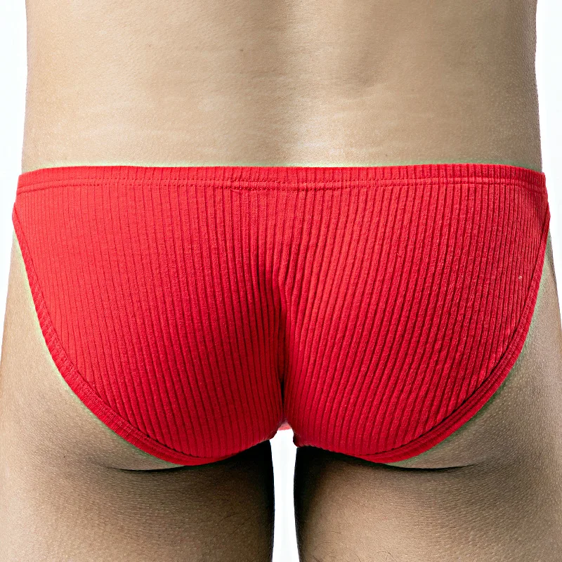 Mens Sexy Briefs Ribbed Breathable Sweat Absorbing For All Seasons Daily Casual Wear 6 Colors Available