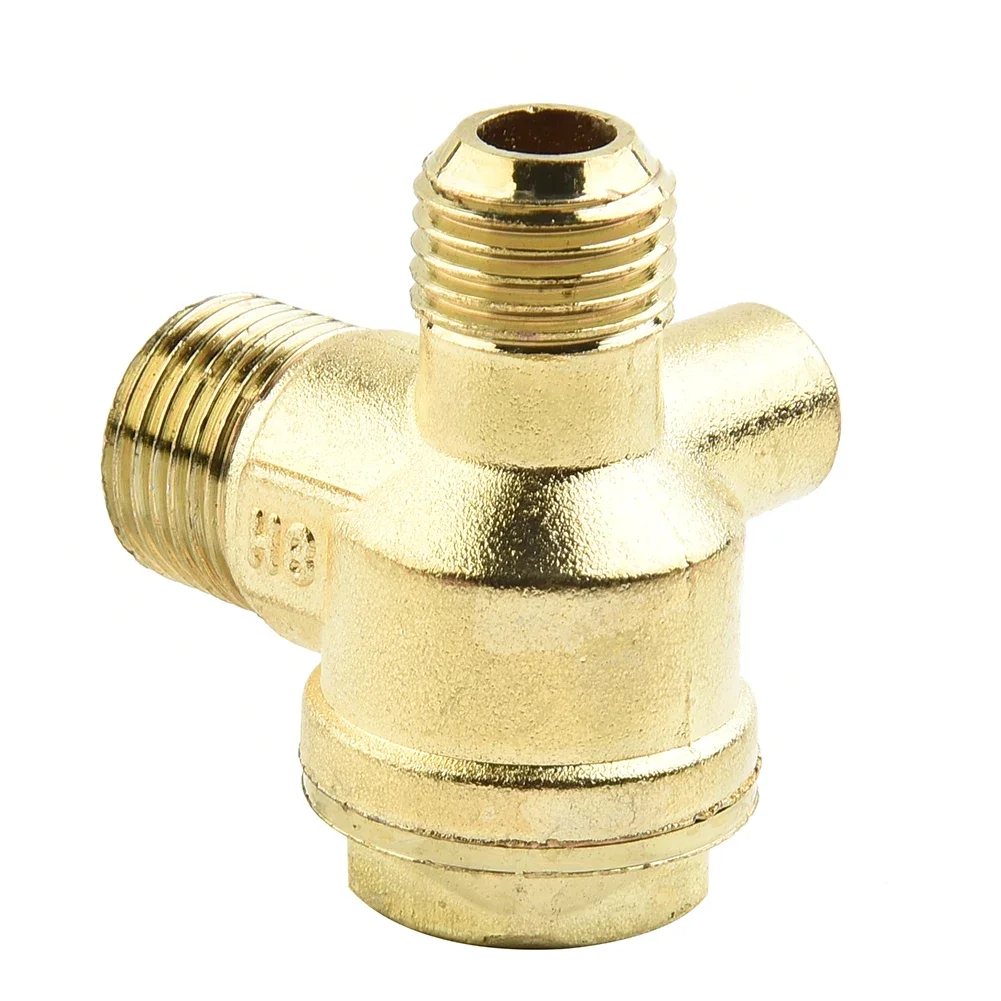 

Tool Check Valve 14mm 16mm 1pcs 3 Port 7mm Check Valve For Air Compressor Male Thread Connector Tool Top-quality