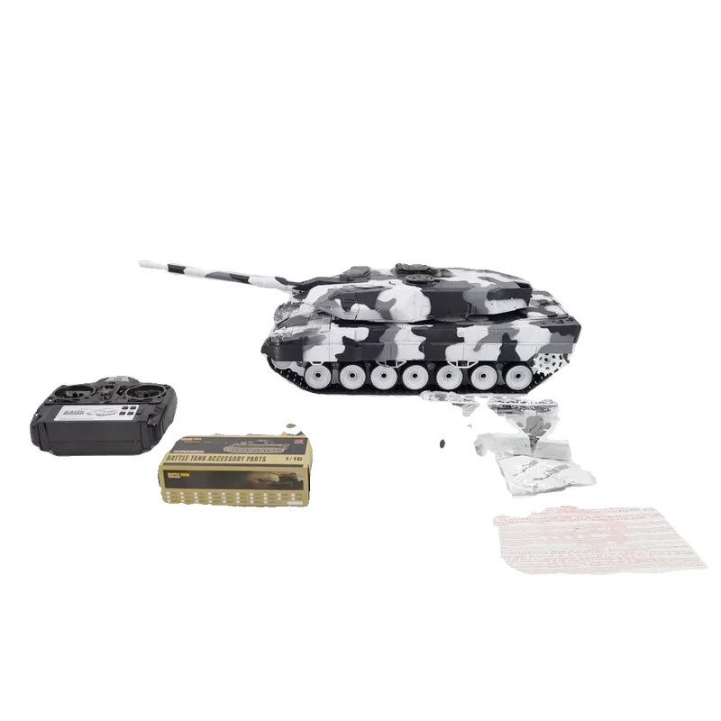 Henglong alemão leopardo 2a6 tanque elétrico de controle remoto pesado escala 1:16 brinquedo adulto meninos brinquedos de controle remoto tanque rc