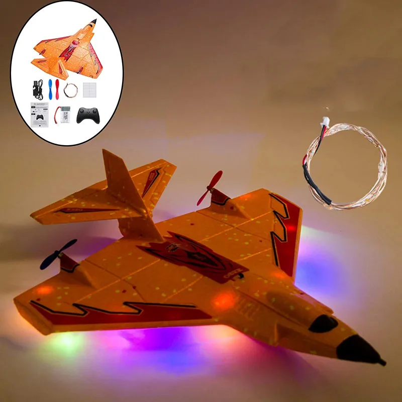 X320 RC Plane Water, Land and Air remote Control Glider EPP Foam Remote Control Aircraft With LED Light Flighter Toys for Boys