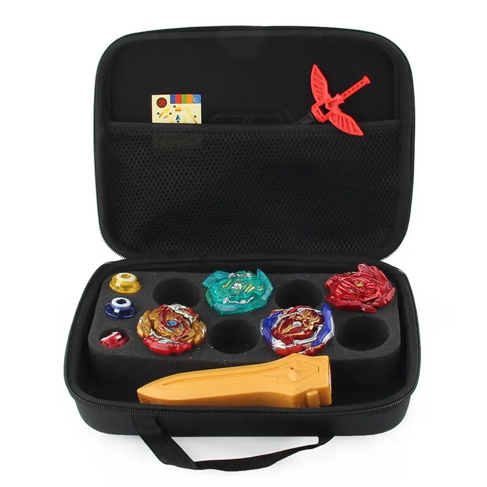 

Multi-compartment Gyro Storage Bag Dust-proof Protective Case Gyroscope Handbag Portable with Handle Kids Toy Storage Case